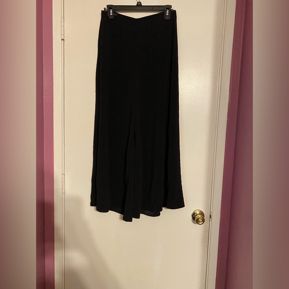 Topshop Black Wide Leg Pants